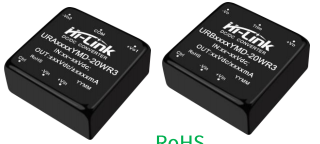 URB4815YMD-20WR3-Hi_Link 电源模块产品图- 20 W - 功率 15 VDC