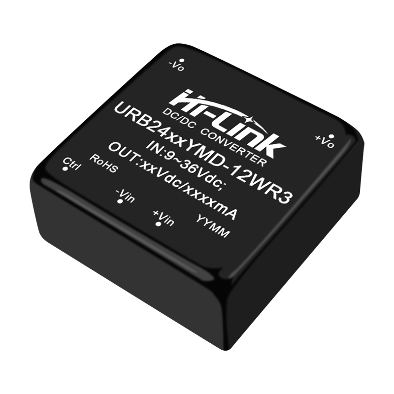 URB4805YMD-12WR3-Hi_Link 电源模块产品图- 12 W - 功率 5 VDC